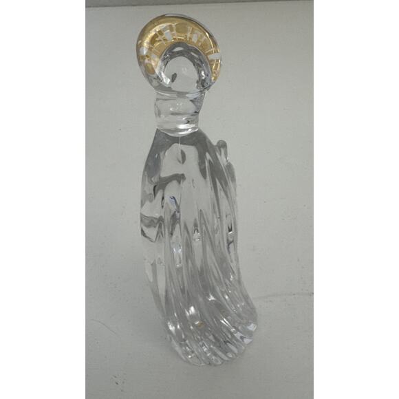 VTG GORHAM Lead Crystal JOSEPH Nativity Figurine Replacement 24K GOLD PLATED - Picture 3 of 10